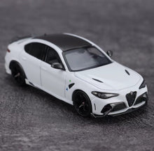 Load image into Gallery viewer, BBR 1:64 White Romeo Giulia GTA Sedan Sports Model Diecast Metal Car New Collection
