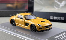 Load image into Gallery viewer, FW 1:64 Yellow SLS BS Coupe Sports Open Model Diecast Metal Car New Collection
