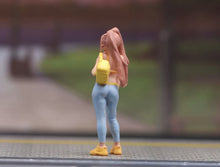 Load image into Gallery viewer, 1:64 Painted Figure Model Miniature Resin Sand Diorama Pretty Girl Trendy Look
