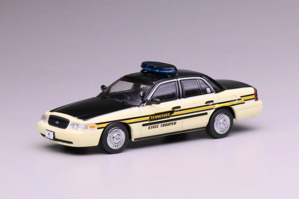 1:64 596 Tennessee State Police Crown Victoria CV Model Diecast Metal Car New Collection