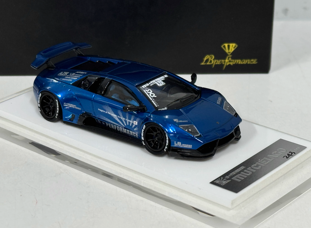 Onemodel 1:64 Plating Blue LP670-4 Murcielago LB Model Diecast Resin Car New Collection