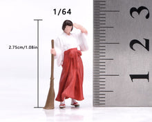 Load image into Gallery viewer, 1:64 Painted Figure Model Miniature Resin Sand Diorama Japanese Girl Woman Lady
