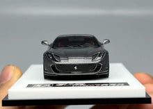 Load image into Gallery viewer, BZMW 1:64 Gray 812 Superfast Racing Sports Model Diecast Resin Car New Collection
