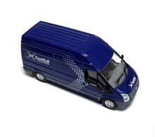 Load image into Gallery viewer, 1:76 Blue Railway Transit Delivery Van LWB Model Diecast Metal Car New Collection
