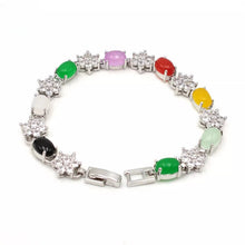 Load image into Gallery viewer, Nature Jade Beaded Bracelet Jewelry Blessing Lucky Fortune Gift For Her Fashion
