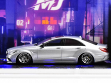 Load image into Gallery viewer, MJ 1:64 HEC Silver Black CLS 63 VIP Sedan Sports Model Diecast Metal Car New Collection
