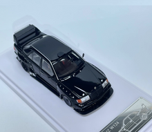 Load image into Gallery viewer, RM 1:64 Black W124 Widebody Sedan Sports Model Diecast Metal Car New Collection
