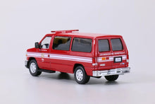 Load image into Gallery viewer, 1:64 596 Red LA Fire E350 Super Duty Wagon Van Model Diecast Metal Car New Collection

