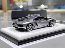 Load image into Gallery viewer, VMB 1:64 Silver Aventador LP700-4 Sports Model Diecast Resin Car New Collection
