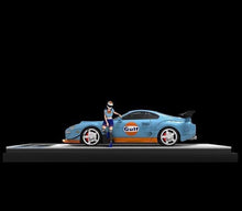 Load image into Gallery viewer, TM 1:64 JDM Supra A80Z Gulf Racing Sports Figure Model Diecast Metal Car New
