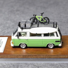 Load image into Gallery viewer, Mortal 1:64 White Green VW T3 Multi Van Camper Sport Model Diecast Metal Car
