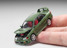 Load image into Gallery viewer, Poprace 1:64 Green Lancer EVO IV 4th Sports Model Diecast Metal Car New Collection
