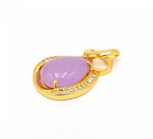 Load image into Gallery viewer, Nature Jade Water Drop Pendant Necklace Gift Jewelry charm Blessing Lucky New F
