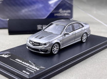 Load image into Gallery viewer, King 1:64 Gray C63 AMG W204 Sedan Sports Model Diecast Metal Car New Collection
