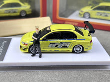 Load image into Gallery viewer, FS 1:64 JDM FNF Green Lancer EVO VII Paul Figure Model Diecast Metal Car New Collection
