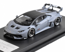 Load image into Gallery viewer, MJ 1:64 Matte Gray Huracan LP610 GT Sports Model Diecast Metal Car New Collection
