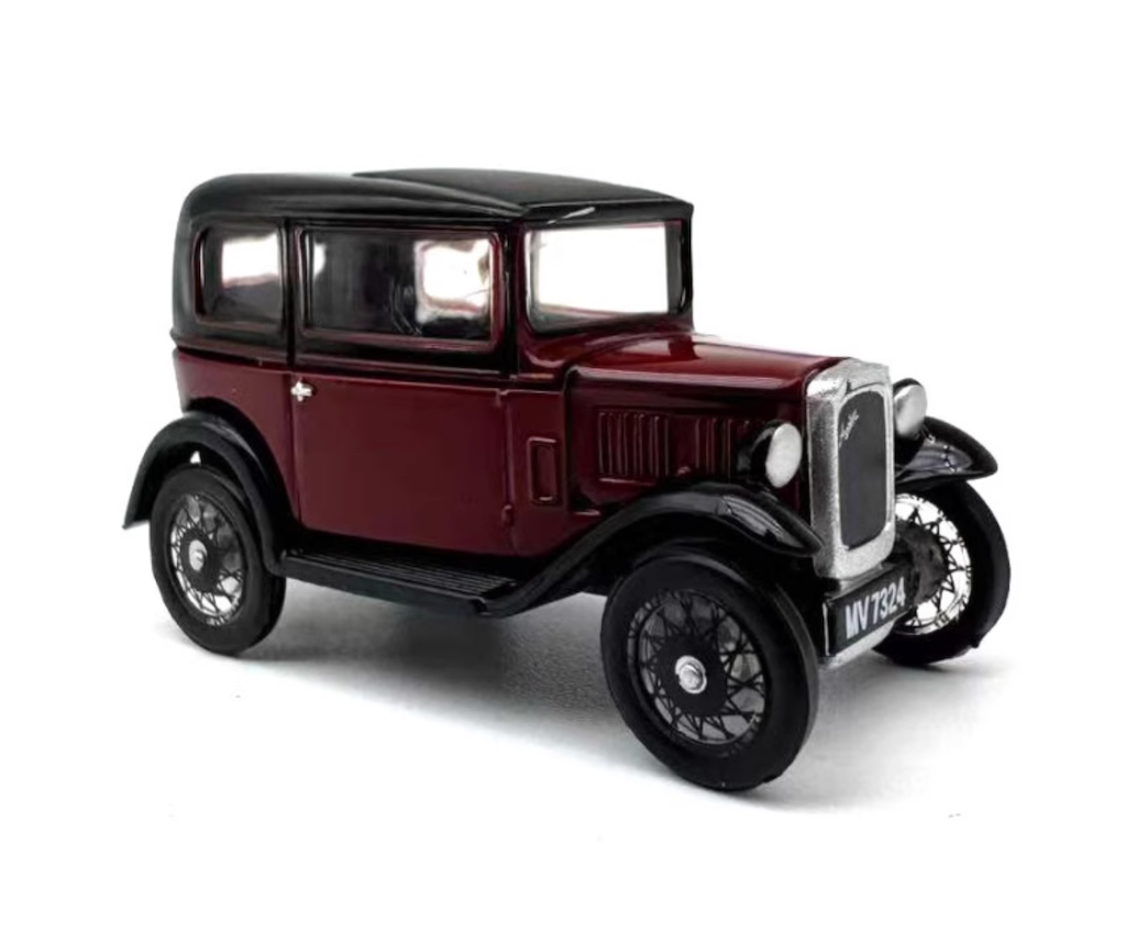 1:76 Austin 7 RN Sedan Vintage Classic Model Diecast Metal Car BN