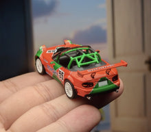 Load image into Gallery viewer, Liomio 1:64 Orange MX5 Miata Roadster Touring #55 Model Diecast Metal Car New Collection
