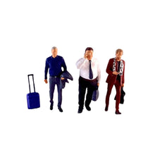 Load image into Gallery viewer, 1:64 Painted Figure Model Miniature Resin Diorama Sand Business Man Suit Luggage New
