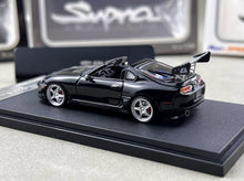 Load image into Gallery viewer, FS 1:64 Black Supra A80 Targa Convertible Sports Model Diecast Metal Car New Collection
