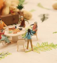 Load image into Gallery viewer, 1:64 Painted Figure Model Miniature Resin Diorama Sand Reunion Dinner Gathering
