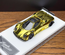 Load image into Gallery viewer, HH 1:64 Plating Gold Zonda Tricolore Sports Model Diecast Metal Car New Collection
