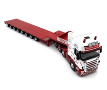 Load image into Gallery viewer, 1:76 Scania R580 Multi-axle Low Load Trailer Truck Model Diecast Metal Car New Collection

