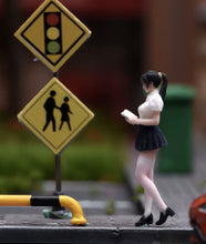 Load image into Gallery viewer, 1:64 Painted Figure Model Miniature Resin Diorama Pretty Girl Beauty Mini Skirt
