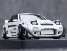Load image into Gallery viewer, MT 1:64 Pearl White Silvia S13 180SX Rocket Bunny Model Diecast Metal Car New Collection
