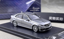 Load image into Gallery viewer, King 1:64 Gray C63 AMG W204 Sedan Sports Model Diecast Metal Car New Collection
