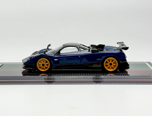 Load image into Gallery viewer, U2 1:64 Blue Carbon Zonda Tricolore Racing Sports Model Diecast Resin Car New Collection
