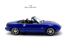 Load image into Gallery viewer, 1:76 Blue MX-5 Miata Convertible Sports Model Diecast Metal Car New Collection
