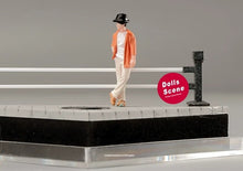 Load image into Gallery viewer, 1:64 Painted Figure Model Miniature Resin Diorama Toy Sand Orange Outfit Man
