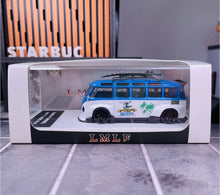 Load image into Gallery viewer, LMLF 1:64 Blue VW T1 RWB Van Bus Camper Kombi Model Diecast Metal Car New Collect
