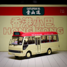 Load image into Gallery viewer, Model1 1:64 Red Coaster Hongkong Light Bus Van Model Diecast Metal Car New Collection
