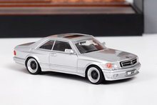 Load image into Gallery viewer, RM 1:64 Silver 560 SEC AMG W126 Coupe Sports Model Diecast Metal Car New Collection
