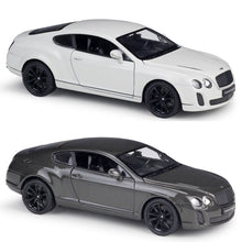 Load image into Gallery viewer, WELLY 1:24 Continental Super Racing Sports Model Diecast Metal Car Display

