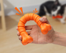 Load image into Gallery viewer, Dog Pet Toys Chew Rubber Long Bone Pet Play Fetch Dental Cleansing Durable Safe
