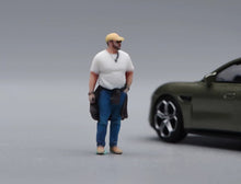 Load image into Gallery viewer, 1:64 Painted Figure Model Miniature Resin Diorama Toy Sand Standing Man Uncle
