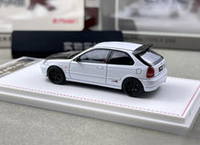 Load image into Gallery viewer, Model1 1:64 JDM White Carbon Civic EK9 R Sports Model Diecast Metal Car New Collection
