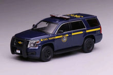 Load image into Gallery viewer, 1:64 596 Blue State Trooper Police Tahoe SUV Sport Model Diecast Metal Car New Collection
