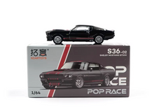 Load image into Gallery viewer, Poprace 1:64 Black Red Shelby Mustang GT500 Sports Model Diecast Metal Car New Collection
