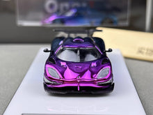 Load image into Gallery viewer, HKM 1:64 Electroplated Blue One 1 Racing Sports Model Diecast Metal Car New Collection
