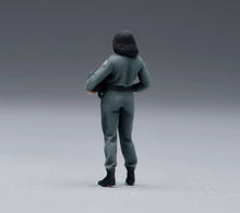 Load image into Gallery viewer, 1:64 Painted Figure Model Miniature Resin Diorama Toy Sand Woman Pilot Captain
