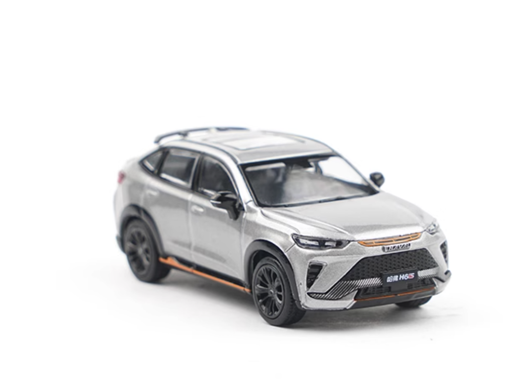 XCARTOYS 1:64 Silver Haval H6S Sport SUV Off Road Vehicle Model Toy Metal Car