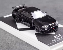 Load image into Gallery viewer, Aurora 1:64 JDM Skyline GTR R34 Z-tune AIT Sports Model Diecast Metal Car New Collection
