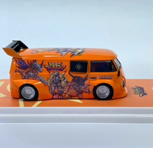 Load image into Gallery viewer, CC 1:64 Orange Dinosaur VW T1 Widebody Van Sports Model Diecast Metal Car New Collection
