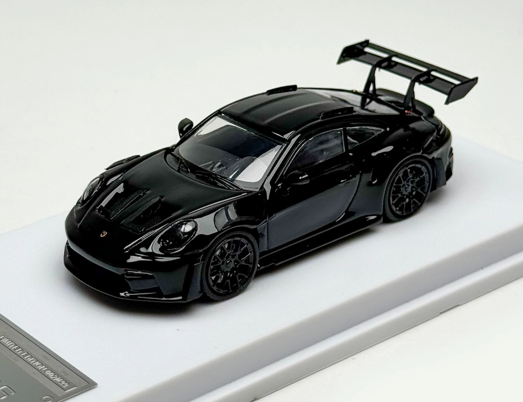 1:64 LMLF Black 911 992 GT3 RS Racing Sports Model Diecast Metal Car New Collection