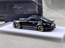 Load image into Gallery viewer, Zincit 1:64 Black 911 964 Singer DLS Sports Model Diecast Metal Car New Collection
