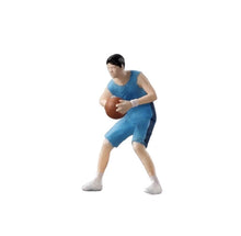 Load image into Gallery viewer, 1:64 Painted Figure Mini Model Toy Miniature Car Scenes Resin Boy Basketball Man
